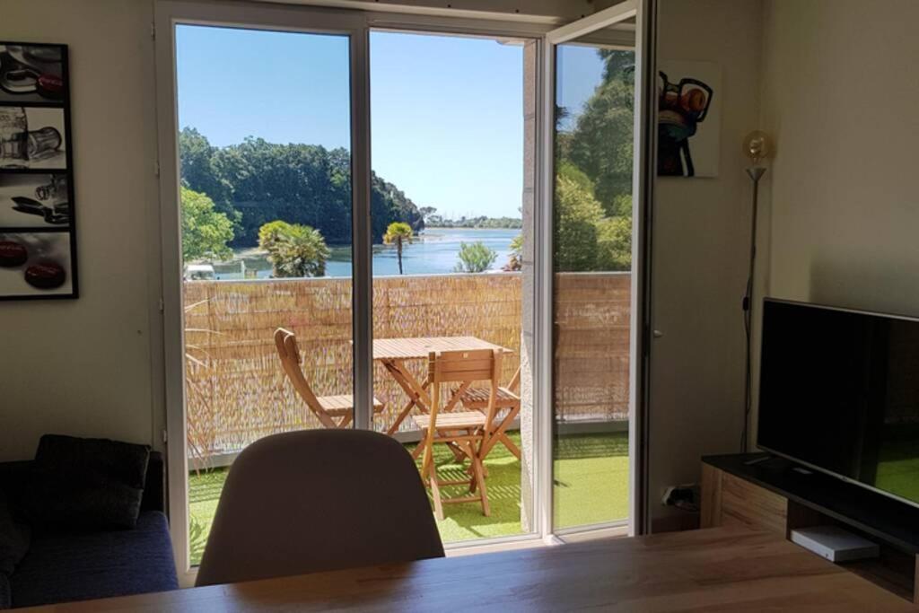 Bel Appartement La Foret-Fouesnant Vue Sur La Baie Exteriör bild